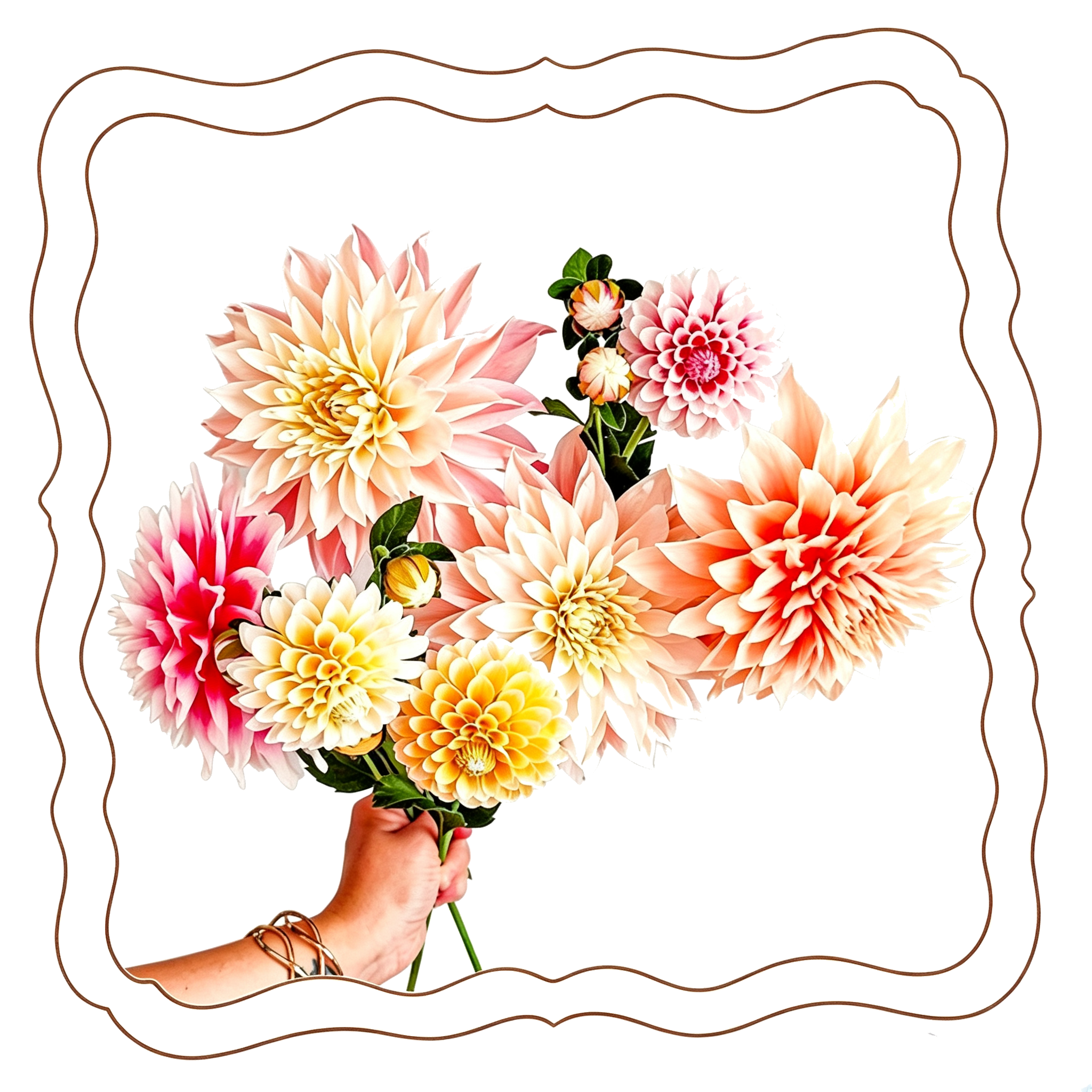 Papierblumen‑Sträuße