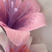 Krepppapier Lilie | Handgefertigte botanische Blume, Ewiger Blumenstrauß, Hochzeits-Geschenk