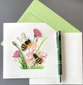 Biene Quilling Karte, Kunst Papier, Grußkarte, Handwerk Karte, handgemachte Karte