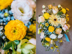 Handgefertigter Papierblumen Brautstrauß, Krepppapier, leicht, hypoallergen