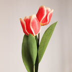 Krepppapier-Tulpenstrauß, handgefertigte Papierblumen, Deko, 30 cm, 1-12 Stiele