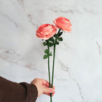 Krepppapier Ranunkeln, Hochzeitsdeko, Blumenstrauß, 30 cm
