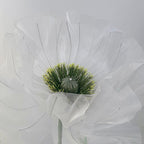Übergroße Riesenblumen Deko, 13 Organza Blüten, Pastellfarben, Frühlings Party Dekoration, 1,2-1,9m