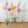 Delphinium Kunstblumen Set – Große Organza Blumen für Hochzeitsdeko, Party & Event