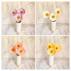 Isländische Mohnblume aus Papier, pastellfarbene Krepppapierblume