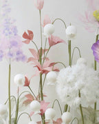 Übergroße Organza Blumen Hintergrunddekoration, Riesenblumen für Event, Fenster Design, 1,6m Hoch