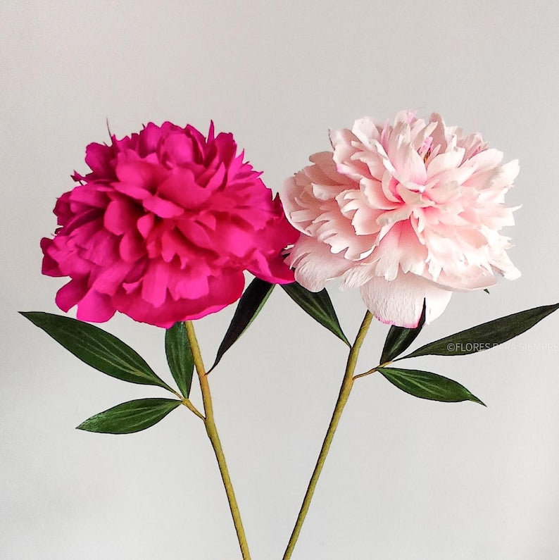 Krepppapier Pfingstrosen, handgemachte künstliche Blumen, Sommer Hochzeitsdeko, boho