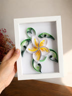 Handgemachte Meeresschildkröte Papier Quilling Wanddekoration, Küsten Deko Zuhause Geschenk