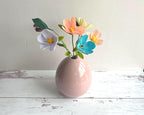 Papier-Wildblumen, 6er-Pack, 30 cm, handgefertigt