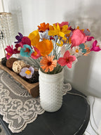 Papier-Wildblumen, 6er-Pack, 30 cm, handgefertigt