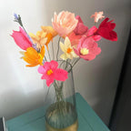Papier-Wildblumen, 6er-Pack, 30 cm, handgefertigt